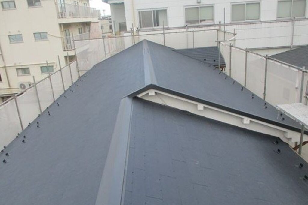 日本瓦の屋根を葺き替えました